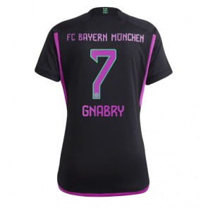 Lacne Ženy Futbalové dres Bayern Munich Serge Gnabry #7 2023-24 Krátky Rukáv - Preč